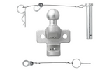Boule d'attelage double fonction ProPlus 341216V01, entraxe de 50 mm, capacité de remorquage de 3 500 kg