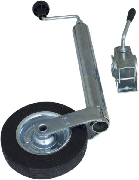 Roue jockey avec collier WINTERHOFF ST48-200VB+KLE48, 150 kg, 48 mm, 505-725 mm