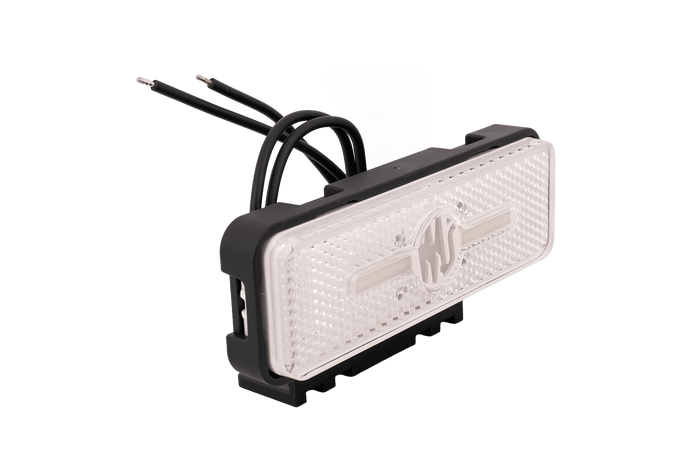 Feu de gabarit, position universel LED blanc WAŚ W254 2035 avec support