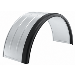Garde-boue de remorque 13-15" DOMAR DK7110, passage de roue 820/240 mm, métal avec bord en caoutchouc
