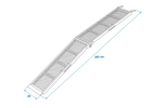 Rampe pliable ProPlus 390094 pour remorque 203 cm 340 kg