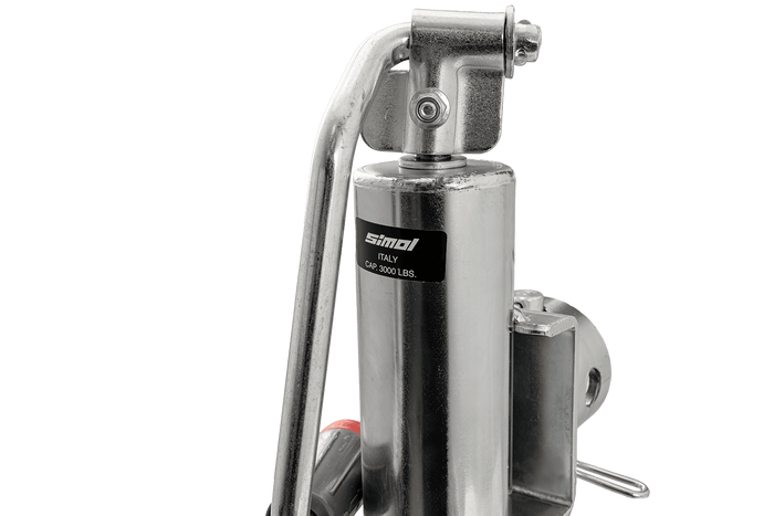 Support de manivelle SIMOL S.170033 pour remorque de 1300 kg