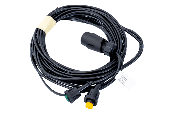 Faisceau électrique pour remorque MANTES 4,5 m FICHE 7 BROCHES BAÏONNETTE 2x5 BROCHES