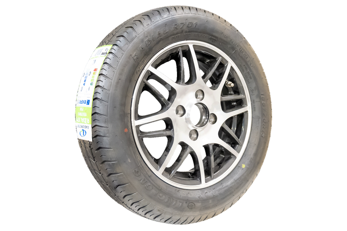 Roue de remorque OUTLET LINGLONG TIRE 155/70 R13 75N JANTE ALU UNITRAILER 4Jx13" 4x100 ET:30