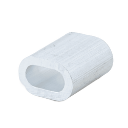 Manchon à sertir aluminium pour câble DROMET ZLA.4, de 4 mm