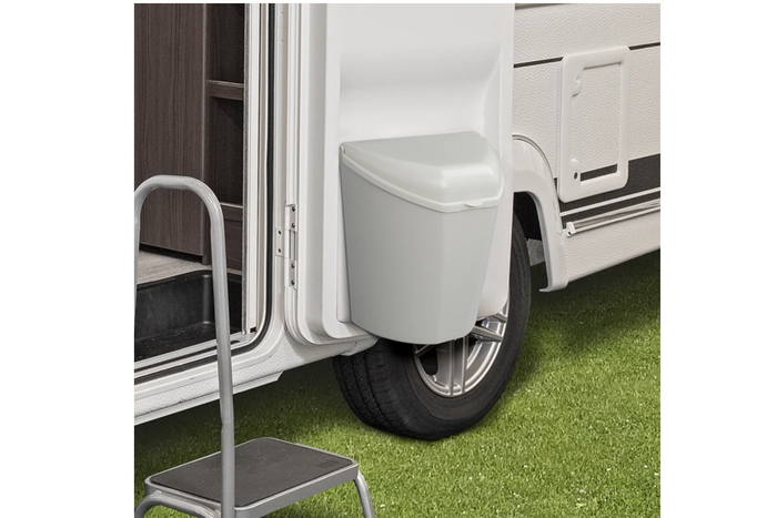 Poubelle ProPlus 370402 avec couvercle pour remorques et camping-cars, 6 L