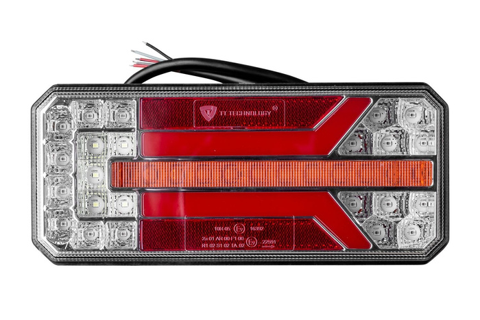 Feux arrière LED TT Technology TT.12555, 5 fonctions gauche + droit