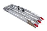 Rampe pliable UNITRAILER ALR002 en aluminium pour remorque, 221 cm, 340 kg, avec sangle