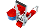 Courroie de transport rouge UNITRAIER 8 m/50 mm/5 t avec tendeur