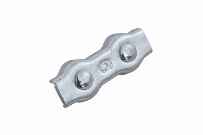Serre câble double selle DROMET ZLS.6 pour câbles de 6 mm