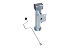 Béquille extensible avec manivelle et adaptateur WINTERHOFF SF60-19-280 pour remorque plateau 1300 kg 415-655 mm