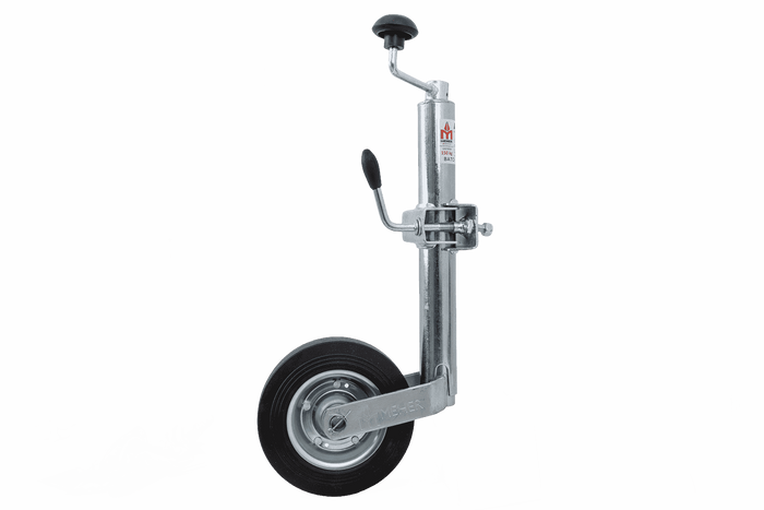 Roue jockey avec collier UNITRAILER 150 kg,48 mm, 505-730 mm