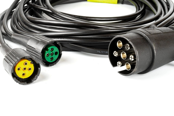 Kit éclairage : feux arrière LED FRISTOM + feux de position latéraux LED HORPOL + faisceau MANTES 5,2 m 7 broches