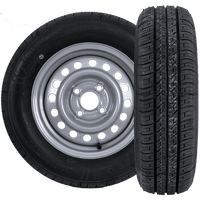 Jeu de deux roues pour remorque KENDA PNEU 165/70 R13 79N KENDA RIM 4Jx13&quot;H2 4x100 ET:30