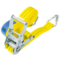 Courroie de transport jaune UNITRAIER 6 m/35 mm/2 t avec tendeur