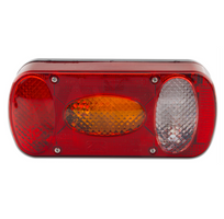 Feu arrière ASPÖCK MIDIPOINT II, 24-3210-007 baïonnette 5 broches, 5 fonctions, universel