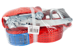 Courroie de transport rouge UNITRAIER 8 m/50 mm/5 t avec tendeur