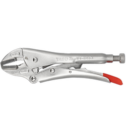 Pince-étau courte YATO YT-2453, mâchoires droites, 250 mm