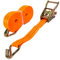 Sangle d'arrimage orange UNITRAILER 10 m/35 mm/2 t avec tendeur