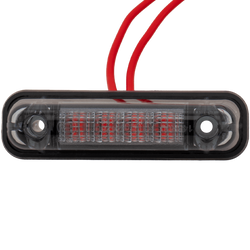 Feu de position, gabarit FRISTOM FT-081 LED DARK, rouge universel