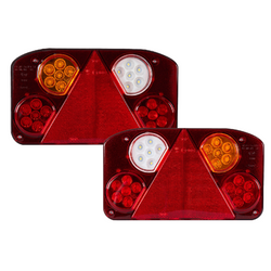 Feux arrière HORPOL LZD 844 + LZD 845, 6 fonctions, gauche + droite