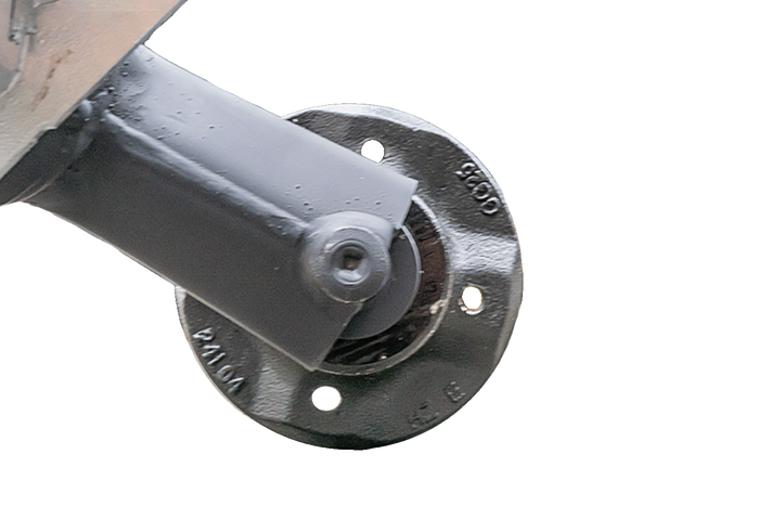 Essieu AL-KO OPTIMA non freiné pour remorque 750 kg, 1260mm, 1660mm, 4x100