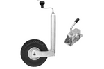 Roue jockey avec bride WINTERHOFF ST48-260LB+KLE48 150 kg 48 mm 500-710 mm