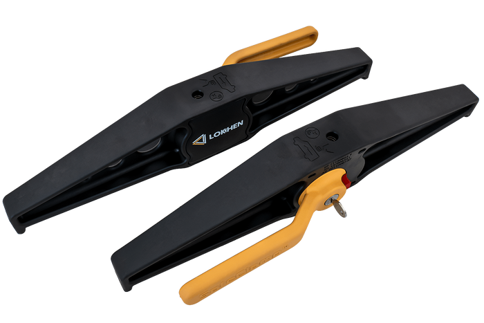 Ensemble de deux supports de fixation d'échelle LOKHEN STOPPY 606510100