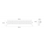 Lampe, phare de travail LED TruckLED LB0004 40xLED 4453lm COMBO