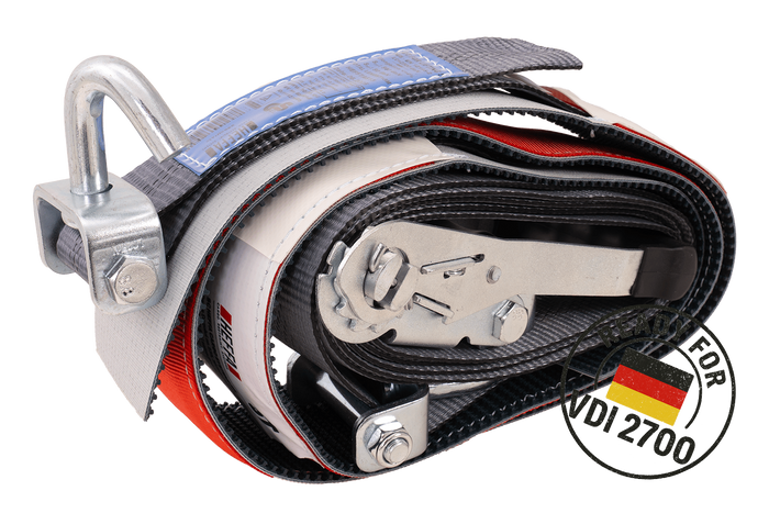 Sangle de transport, d'arrimage pour dépanneuse HEFFA CARLINE 130 pour roues 5 m/50 mm/5 t VDI 2700