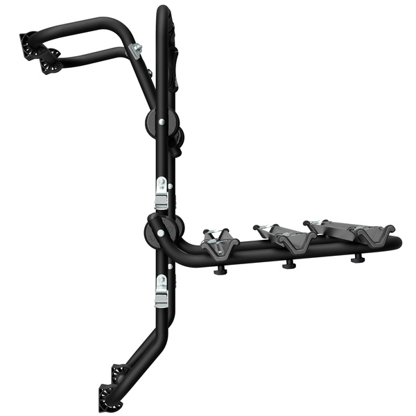 Porte-vélos de hayon Padova 3 en acier pour 3 vélos (noir)