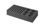 ProPlus 761472PMV02 Porte-assiettes en mousse pour camping-car, pouvant contenir 8 assiettes et 6 tasses