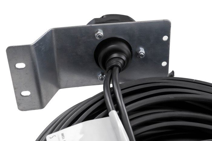 Installation électrique MANTES, faisceau remorque bateau 9,57 m, prise 13 broches, 2 baïonnettes 5 broches