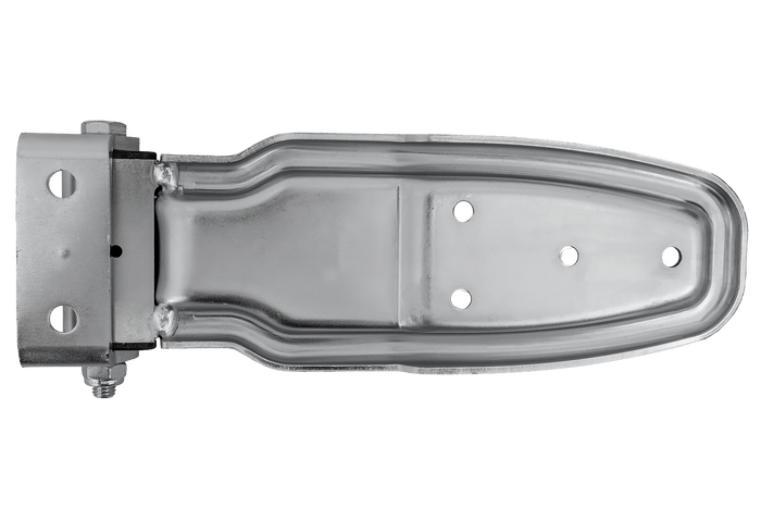 Charnière latérale avec support de montage STEELPRESS HB-01.270-02+UH-01 montage latéral complet de la remorque