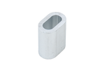 Manchon à sertir aluminium pour câble ZLA.5, de 5 mm