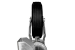 Roue jockey automatique UNITRAILER avec poignée 250 kg 60 mm 785-955 mm