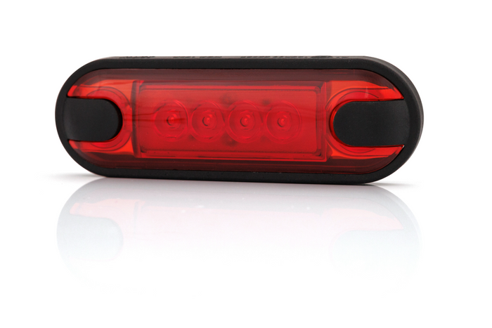 Feu de position universel mince à LED HORPOL LD 3212, rouge