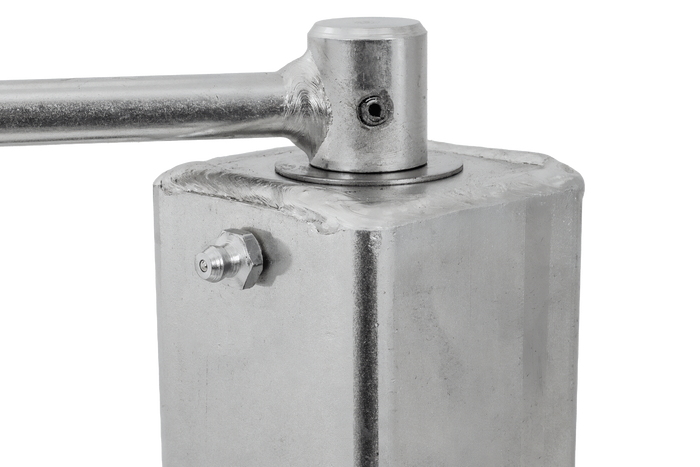 Roue jockey automatique AL-KO 1863497 avec poignée 400 kg 60 mm 775-1010 mm