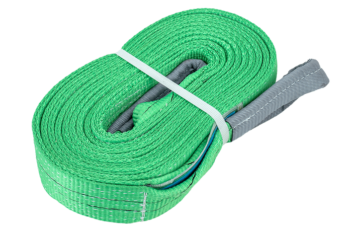 Sangle, élingue de levage HEFFA 6 m/60 mm/2 t avec boucles