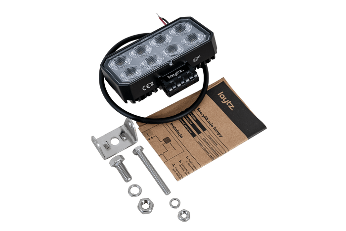 Lampe de travail, réflecteur rectangulaire LED LAYTZ LY7302, 32 LED, 3200 lm