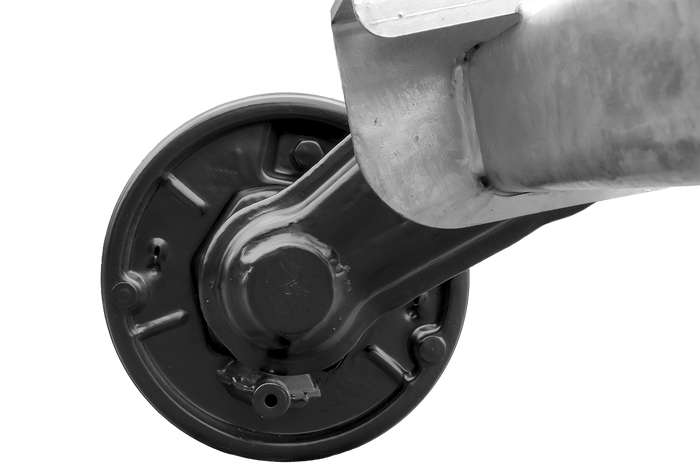 Essieu freiné KNOTT P11359.014 VGB13 pour remorque à bateau 1350 kg 1500 mm 2000 mm 5x112