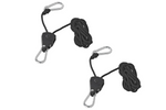 Lot de deux treuils à câble ProPlus 320054, palan à câble avec cliquet, 2,5 m, 68 kg