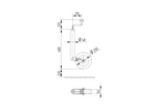 Roue jockey avec collier KNOTT TK48+LB48, 150 kg, 48 mm, 480-700 mm