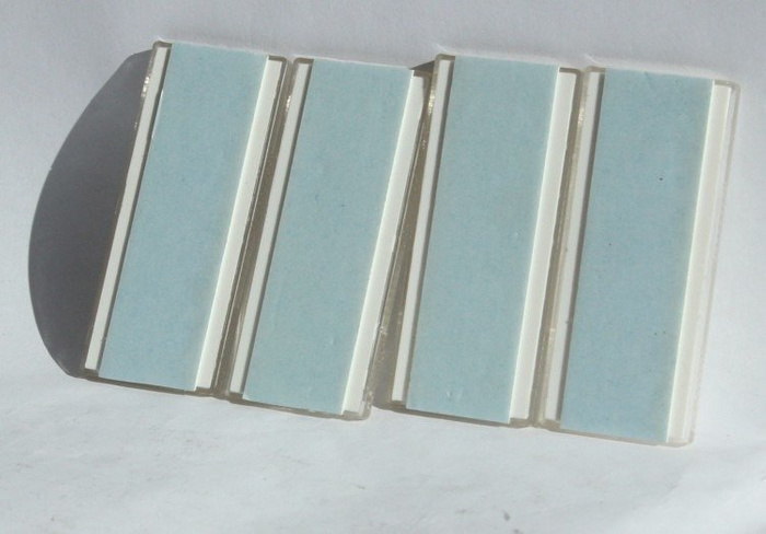 Catadioptre autocollant blanc pour remorques