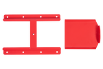 Goulotte à grains rouge UNITRAIER pour remorques agricoles 250x355mm