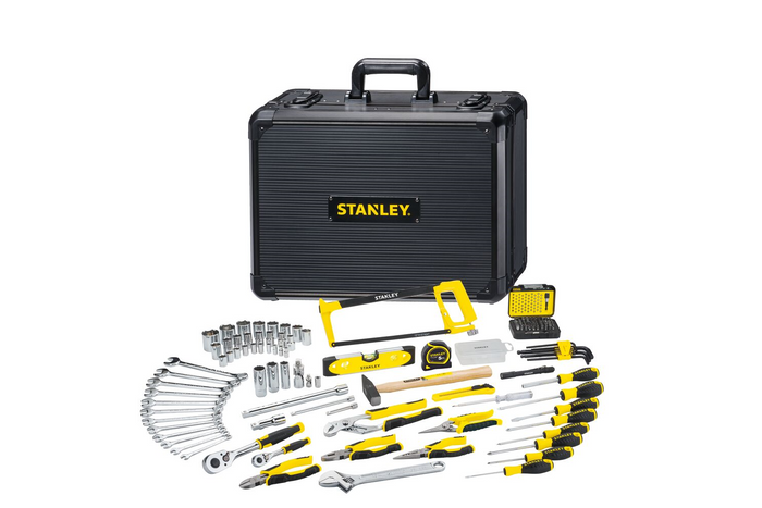 Kit d'entretien STANLEY STMT98109-1, mallette à outils, 142 pièces.
