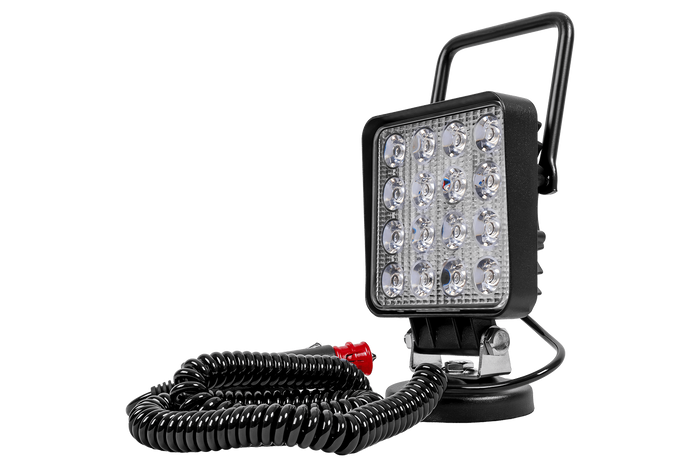 Lampe de travail, réflecteur LED TT TECHNOLOGY TT.13208M, 16 LED, 3400 lm avec aimant