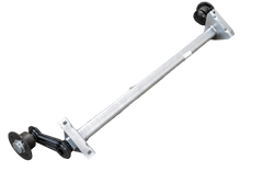 Essieu non freiné OUTLET KNOTT VG7-L pour remorque UNITRAILER 750 kg 1260 mm 1560 mm 4x100