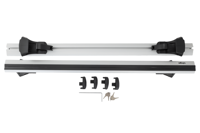 Barres de toit Inter Pack Virgo RR 135 (G2) pour rails ouverts