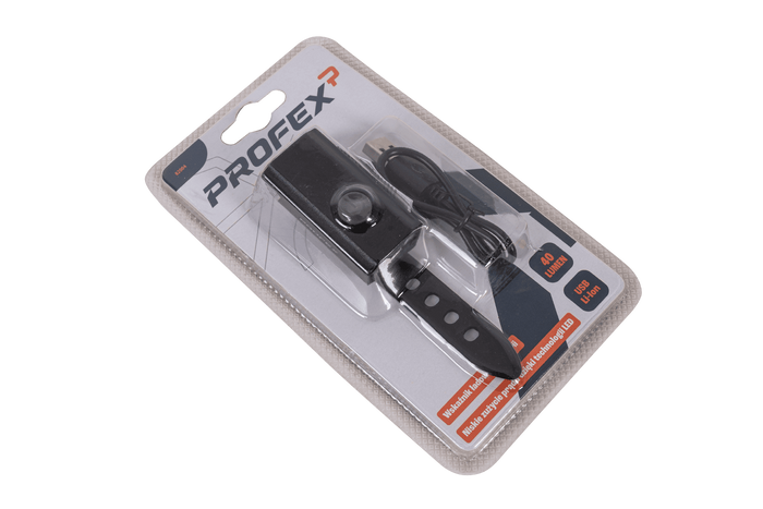 PROFEX 82004 Pro Alu Li-Pol USB Phare avant de vélo